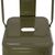 ΣΚΑΜΠΟ BAR ME ΠΛΑΤΗ ΜΕΤΑΛΛΙΚΟ MELITA-PRO HM8643.43 DARK OLIVE GREEN 42x42x100Υεκ. - ΣΚΑΜΠΟ ΜΠΑΡ στο Milonadakis.gr