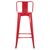 ΣΚΑΜΠΟ BAR ME ΠΛΑΤΗ ΜΕΤΑΛΛΙΚΟ MELITA-PRO HM8643.44 ΚΟΚΚΙΝΟ 42x42x100Υεκ. - ΣΚΑΜΠΟ ΜΠΑΡ στο Milonadakis.gr