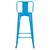 ΣΚΑΜΠΟ BAR-PRO ME ΠΛΑΤΗ ΜΕΤΑΛΛΙΚΟ MELITA HM8643.48 ΜΠΛΕ 42x42x100Υεκ. - ΣΚΑΜΠΟ ΜΠΑΡ στο Milonadakis.gr