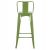 ΣΚΑΜΠΟ BAR ME ΠΛΑΤΗ ΜΕΤΑΛΛΙΚΟ MELITA-PRO HM8643.53 LIGHT OLIVE GREEN 42x42x100Υεκ. - ΣΚΑΜΠΟ ΜΠΑΡ στο Milonadakis.gr