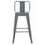 ΣΚΑΜΠΟ ΜΠΑΡ ΜΕΣΑΙΟΥ ΥΨΟΥΣ ΜΕΤΑΛΛΙΚΟ MELITA-PRO HM8574.50 ΓΚΡΙ 43x43x88Υεκ. - ΣΚΑΜΠΟ ΜΠΑΡ στο Milonadakis.gr