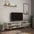 Σύνθετο σαλονιού Saloon pakoworld σε λευκή-oak απόχρωση 160x35.5x44εκ - ΣΥΝΘΕΣΕΙΣ ΣΑΛΟΝΙΟΥ στο Milonadakis.gr