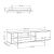 Σύνθετο σαλονιού Saloon pakoworld σε ανθρακί-oak απόχρωση 160x35.5x44εκ - ΣΥΝΘΕΣΕΙΣ ΣΑΛΟΝΙΟΥ στο Milonadakis.gr