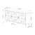 Μπουφές Dune pakoworld σε ανθρακί απόχρωση 181x35x77.4εκ - ΜΠΟΥΦΕΔΕΣ-ΚΟΝΣΟΛΕΣ στο Milonadakis.gr