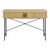 Κονσόλα Scandi pakoworld MDF/Metal σε φυσική απόχρωση με μεταλλικά μαύρα πόδια 120x60x76,5εκ - ΣΥΡΤΑΡΙΕΡΕΣ - ΤΟΥΑΛΕΤΕΣ στο Milonadakis.gr