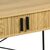 Κονσόλα Scandi pakoworld MDF/Metal σε φυσική απόχρωση με μεταλλικά μαύρα πόδια 120x60x76,5εκ - ΣΥΡΤΑΡΙΕΡΕΣ - ΤΟΥΑΛΕΤΕΣ στο Milonadakis.gr