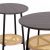 ΣΕΤ 2ΤΜΧ ΤΡΑΠΕΖΙΑ ΣΑΛΟΝΙΟΥ SEWELL HM21087 MDF-ΜΕΤΑΛΛΟ-ΣΥΝΘΕΤΙΚΟ RATTAN Φ80εκ & Φ45εκ - ΤΡΑΠΕΖΑΚΙΑ ΣΑΛΟΝΙΟΥ στο Milonadakis.gr