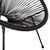 ΣΕΤ ΕΞΩΤΕΡΙΚΟΥ ΧΩΡΟΥ 3ΤΜΧ ACAPULCO HM21101 TWISTED WICKER-ΜΕΤΑΛΛΟ ΣΕ ΜΑΥΡΟ - ΣΕΤ ΣΑΛΟΝΙΑ στο Milonadakis.gr
