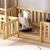 ΠΑΙΔΙΚΗ ΚΟΥΚΕΤΑ ΜΕ ΠΑΡΚΑΚΙ PLAYKID HM703.01 ΞΥΛΟ ΠΕΥΚΟΥ ΦΥΣΙΚΟ ΓΙΑ 190x90εκ - ΠΑΙΔΙΚΟ ΔΩΜΑΤΙΟ στο Milonadakis.gr