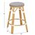 ΣΚΑΜΠΟ ΑΛΟΥΜΙΝΙΟΥ ΜΕΣ.ΥΨΟΥΣ CHINO HM6286.03 BAMBOO LOOK & TEXTILENE 43x43x65Υεκ - ΣΚΑΜΠΩ στο Milonadakis.gr