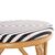 ΣΚΑΜΠΟ ΑΛΟΥΜΙΝΙΟΥ ΜΕΣ.ΥΨΟΥΣ CHINO HM6286.03 BAMBOO LOOK & TEXTILENE 43x43x65Υεκ - ΣΚΑΜΠΩ στο Milonadakis.gr