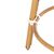 ΣΚΑΜΠΟ ΑΛΟΥΜΙΝΙΟΥ ΜΕΣ.ΥΨΟΥΣ CHINO HM6286.05 BAMBOO LOOK & TEXTILENE ΜΠΛΕ 43x43x65Υεκ - ΣΚΑΜΠΩ στο Milonadakis.gr