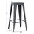 ΣΚΑΜΠΟ ΜΠΑΡ ΜΕΤΑΛΛΙΚΟ MELITA-PRO HM8642.50 ΣΕ ΓΚΡΙ 43x43x78Υεκ. - ΣΚΑΜΠΟ ΜΠΑΡ στο Milonadakis.gr