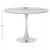 ΤΡΑΠΕΖΙ ΤΡΑΠΕΖΑΡΙΑΣ ROLLO HM9422.11 ΣΤΡΟΓΓΥΛΟ WHITE MARBLE Φ120x74Yεκ. - ΤΡΑΠΕΖΙΑ ΚΟΥΖΙΝΑΣ στο Milonadakis.gr