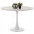 ΤΡΑΠΕΖΙ ΤΡΑΠΕΖΑΡΙΑΣ ROLLO HM9422.11 ΣΤΡΟΓΓΥΛΟ WHITE MARBLE Φ120x74Yεκ. - ΤΡΑΠΕΖΙΑ ΚΟΥΖΙΝΑΣ στο Milonadakis.gr