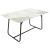 Τραπέζι Revello pakoworld sintered stone λευκό μαρμάρου-μαύρο 150x90x75εκ - ΤΡΑΠΕΖΙΑ ΚΟΥΖΙΝΑΣ στο Milonadakis.gr