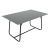 Τραπέζι Revello pakoworld sintered stone μαύρο μαρμάρου-μαύρο 150x90x75εκ - ΤΡΑΠΕΖΙΑ ΚΟΥΖΙΝΑΣ στο Milonadakis.gr