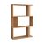 Βιβλιοθήκη Kadu pakoworld σε oak απόχρωση  72x22x108εκ - ΒΙΒΛΙΟΘΗΚΕΣ στο Milonadakis.gr