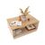 Τραπέζι Monik pakoworld σε oak-ανοιχτό γκρι απόχρωση 90x56x40εκ - ΤΡΑΠΕΖΑΚΙΑ ΣΑΛΟΝΙΟΥ στο Milonadakis.gr