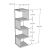 Ραφιέρα επιδαπέδια Pratel pakoworld σε oak απόχρωση 25x27x95εκ - ΟΡΓΑΝΩΣΗ ΣΠΙΤΙΟΥ στο Milonadakis.gr