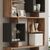 Βιβλιοθήκη Cubix pakoworld σε sonoma-ανθρακί απόχρωση 90x24,6x171,90εκ - ΒΙΒΛΙΟΘΗΚΕΣ στο Milonadakis.gr