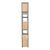 Βιβλιοθήκη Fifer pakoworld σε oak-μαύρη απόχρωση 120x28x185εκ - ΒΙΒΛΙΟΘΗΚΕΣ στο Milonadakis.gr