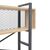 Βιβλιοθήκη Fifer pakoworld σε oak-μαύρη απόχρωση 120x28x185εκ - ΒΙΒΛΙΟΘΗΚΕΣ στο Milonadakis.gr
