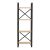 Βιβλιοθήκη Crimson pakoworld σε oak-μαύρη απόχρωση 50x22x150εκ - ΒΙΒΛΙΟΘΗΚΕΣ στο Milonadakis.gr