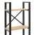 Βιβλιοθήκη Crimson pakoworld σε oak-μαύρη απόχρωση 50x22x150εκ - ΒΙΒΛΙΟΘΗΚΕΣ στο Milonadakis.gr