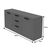 Μπουφές Doha pakoworld σε ανθρακί απόχρωση 180x45x80.5εκ - ΜΠΟΥΦΕΔΕΣ-ΚΟΝΣΟΛΕΣ στο Milonadakis.gr