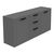 Μπουφές Doha pakoworld σε ανθρακί απόχρωση 180x45x80.5εκ - ΜΠΟΥΦΕΔΕΣ-ΚΟΝΣΟΛΕΣ στο Milonadakis.gr