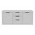 Μπουφές Doha pakoworld σε λευκή απόχρωση 180x45x80.5εκ - ΜΠΟΥΦΕΔΕΣ-ΚΟΝΣΟΛΕΣ στο Milonadakis.gr