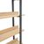 Βιβλιοθήκη Almond pakoworld σε oak-μαύρη απόχρωση 120x29x185εκ - ΒΙΒΛΙΟΘΗΚΕΣ στο Milonadakis.gr