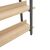 Βιβλιοθήκη Almond pakoworld σε oak-μαύρη απόχρωση 120x29x185εκ - ΒΙΒΛΙΟΘΗΚΕΣ στο Milonadakis.gr