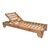 Ξαπλώστρα Zalka pakoworld L1 σε καρυδί απόχρωση 66x197x28εκ - ΞΑΠΛΩΣΤΡΕΣ στο Milonadakis.gr