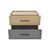 Κομοδίνο Sonlen pakoworld mdf σε sonoma-ανθρακί απόχρωση 60x40x44.5εκ - ΚΟΜΟΔΙΝΑ στο Milonadakis.gr