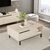 Τραπέζι σαλονιού Frixton pakoworld σε cappuccino απόχρωση 90x60x37.5εκ - ΤΡΑΠΕΖΑΚΙΑ ΣΑΛΟΝΙΟΥ στο Milonadakis.gr