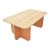 Τραπέζι Bοca pakoworld σε oak-κεραμιδί απόχρωση 100x60x42εκ - ΤΡΑΠΕΖΑΚΙΑ ΣΑΛΟΝΙΟΥ στο Milonadakis.gr