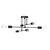 ΦΩΤΙΣΤΙΚΟ ΟΡΟΦΗΣ ΠΟΛΥΦΩΤΟ LIGHTY HM7427.11 ΜΕΤΑΛΛΟ ΣΕ ΜΑΥΡΟ 51x51x23Υεκ. - ΦΩΤΙΣΤΙΚΑ ΟΡΟΦΗΣ στο Milonadakis.gr