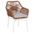 ΠΟΛΥΘΡΟΝΑ TOPIN HM6048.11 ΑΛΟΥΜΙΝΙΟ ΛΕΥΚΟ-P.E. RATTAN ΜΠΕΖ 59x63x81Υεκ - ΚΑΡΕΚΛΕΣ - ΠΟΛΥΘΡΟΝΕΣ στο Milonadakis.gr
