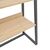 Βιβλιοθήκη Ryder pakoworld σε oak-μαύρη απόχρωση 75x36x185εκ - ΒΙΒΛΙΟΘΗΚΕΣ στο Milonadakis.gr