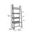 Βιβλιοθήκη Ryder pakoworld σε oak-μαύρη απόχρωση 75x36x185εκ - ΒΙΒΛΙΟΘΗΚΕΣ στο Milonadakis.gr