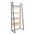 Βιβλιοθήκη Ryder pakoworld σε oak-μαύρη απόχρωση 75x36x185εκ - ΒΙΒΛΙΟΘΗΚΕΣ στο Milonadakis.gr