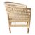 Πολυθρόνα Necorian paakoworld teak ξύλο με pe rattan σε φυσική απόχρωση και λευκό μαξιλάρι 80x70x87εκ - ΚΑΡΕΚΛΕΣ - ΠΟΛΥΘΡΟΝΕΣ στο Milonadakis.gr