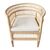 Πολυθρόνα Necorian paakoworld teak ξύλο με pe rattan σε φυσική απόχρωση και λευκό μαξιλάρι 80x70x87εκ - ΚΑΡΕΚΛΕΣ - ΠΟΛΥΘΡΟΝΕΣ στο Milonadakis.gr