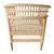 Πολυθρόνα Necorian paakoworld teak ξύλο με pe rattan σε φυσική απόχρωση και λευκό μαξιλάρι 80x70x87εκ - ΚΑΡΕΚΛΕΣ - ΠΟΛΥΘΡΟΝΕΣ στο Milonadakis.gr