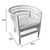 Πολυθρόνα Necorian paakoworld teak ξύλο με pe rattan σε φυσική απόχρωση και λευκό μαξιλάρι 80x70x87εκ - ΚΑΡΕΚΛΕΣ - ΠΟΛΥΘΡΟΝΕΣ στο Milonadakis.gr