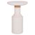 ΒΟΗΘΗΤΙΚΟ ΤΡΑΠΕΖΙ TRED(T) HM18169.02 FIBER CEMENT ΛΕΥΚΟ-ΦΥΣΙΚΟ RATTAN--Φ40x61Υεκ. - ΤΡΑΠΕΖΙΑ ΚΟΥΖΙΝΑΣ στο Milonadakis.gr