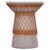 ΒΟΗΘΗΤΙΚΟ ΤΡΑΠΕΖΙ ΣΤΡΟΓΓΥΛΟ DELIA HM18167.03 FIBER CEMENT ΓΚΡΙ & RATTAN Φ40x45Υεκ - ΤΡΑΠΕΖΙΑ ΚΟΥΖΙΝΑΣ στο Milonadakis.gr
