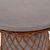 ΒΟΗΘΗΤΙΚΟ ΤΡΑΠΕΖΙ ΣΤΡΟΓΓΥΛΟ DELIA HM18167.03 FIBER CEMENT ΓΚΡΙ & RATTAN Φ40x45Υεκ - ΤΡΑΠΕΖΙΑ ΚΟΥΖΙΝΑΣ στο Milonadakis.gr